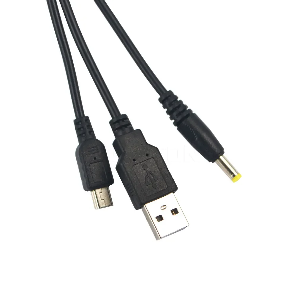 Newest 2 in 1 USB Data Cable + Charger Cable Cord For PSP 2000 3000 Gaming Accssories