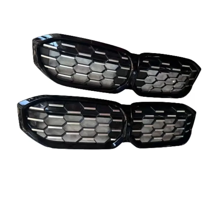 51115A1BFA5 Hot Selling LED Car Front Grills Gloss Black Doule Slat Grille Car Grill for BMW G20 3 Series