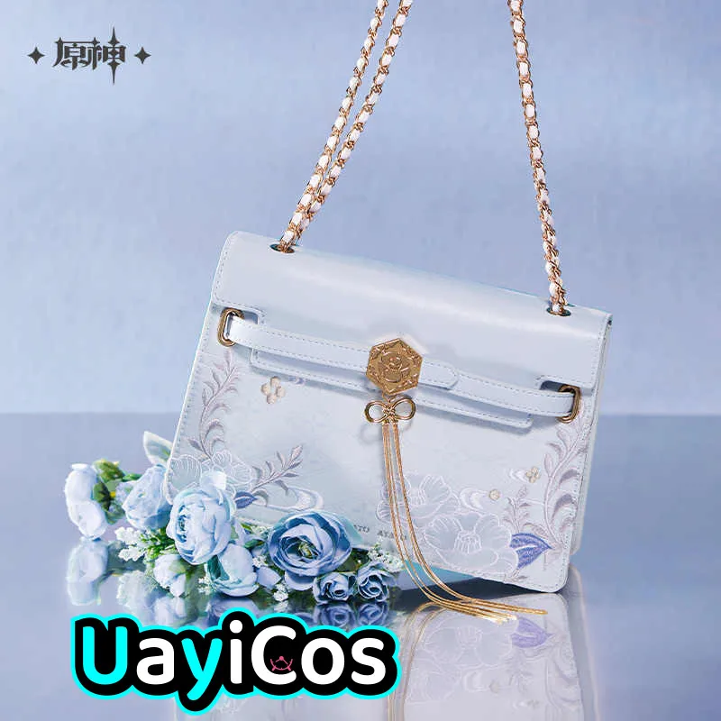 

Official Genshin Impact Kamisato Ayato Tote Shoulder Messenger Bag Handbag Crossbody Bags For Women Anime Game Toy Kids Gifts