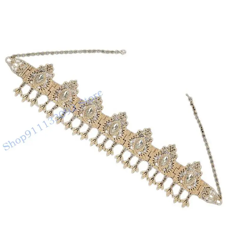 

H9ED Свадебная хрустальная повязка головного повязи