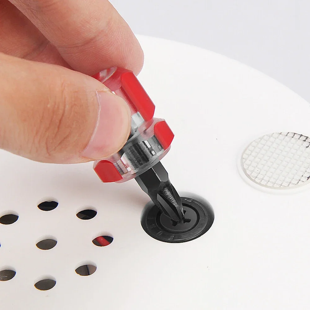 Screwdriver Mini Small Portable Radish Head Transparent Handle Car Repair Hand Tools Sewing Accessories Multifunctional