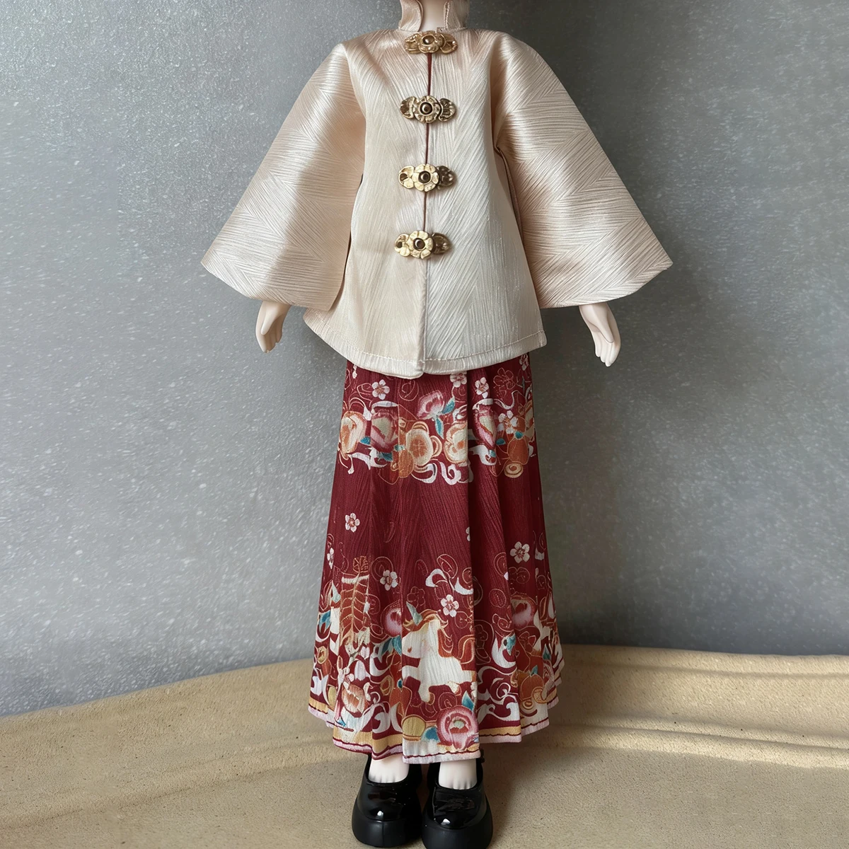 chinese-style-long-sleeve-hanfu-retro-horse-face-long-dress-set-for-blyth-doll-dress-up-30cm-blyth-doll-clothe-accessories
