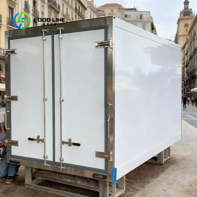 Customized Refrigerated Trailer Box With Adjustable Hitch And Cooling Unit For Vegetable And Fruit Shipping Bulk Order Save More