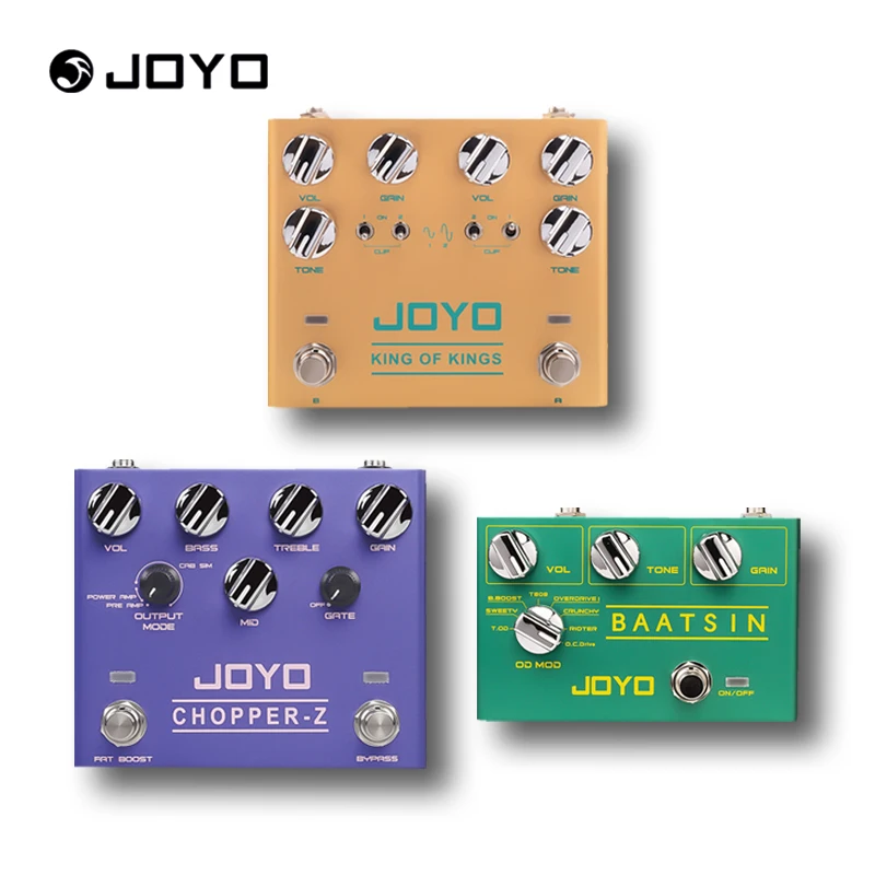 JOYO pedal guitarra R Series Efectos Múltiples Reverb Distorsión Sobrecarga LOOPER Adecuado para Bajo Guitarra Eléctrica Accesorios