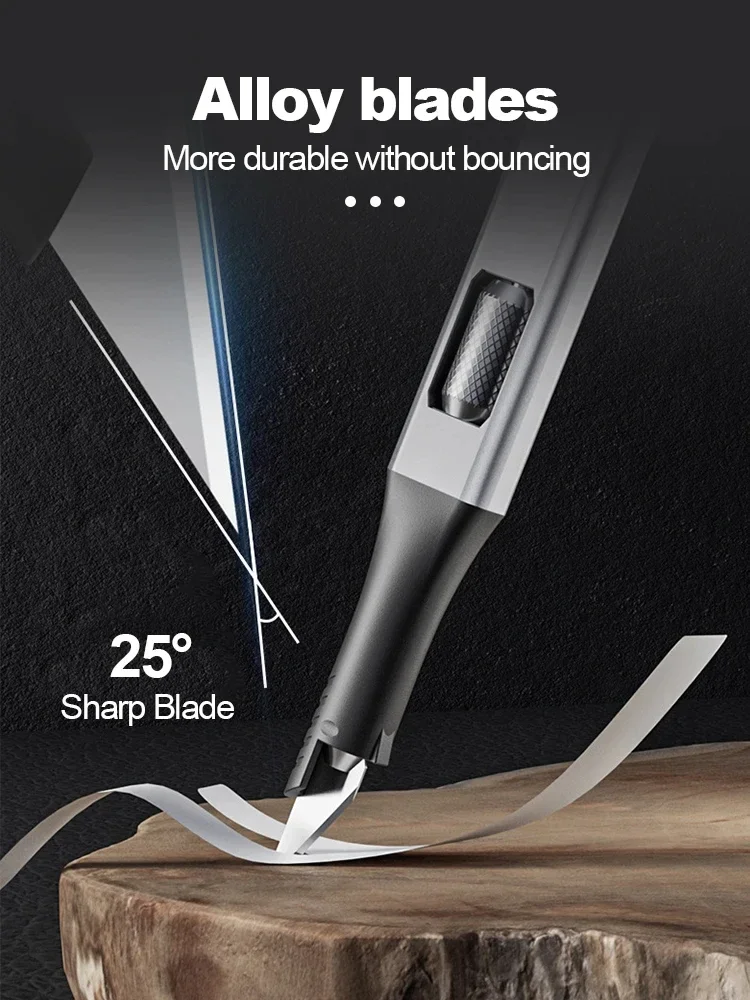 

Pen-Shaped DIY aluminum handle carving knife comes with 5 horseshoe art blades Mini Aluminium Heavy Duty Cutter