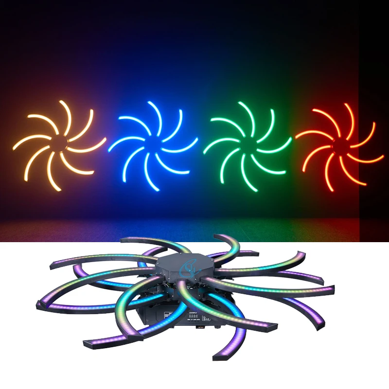 

Professional 180W RGB Full Color LED Strip Infinite Move Stage DJ Background Light DMX512 for Disco Bar Party