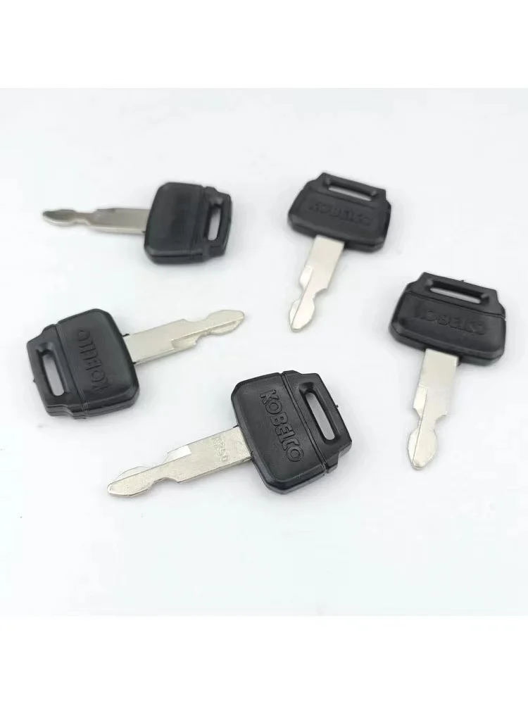 For Kobelco K250 (set of 5) Excavator Keys sk75 200 210 260-8-6E