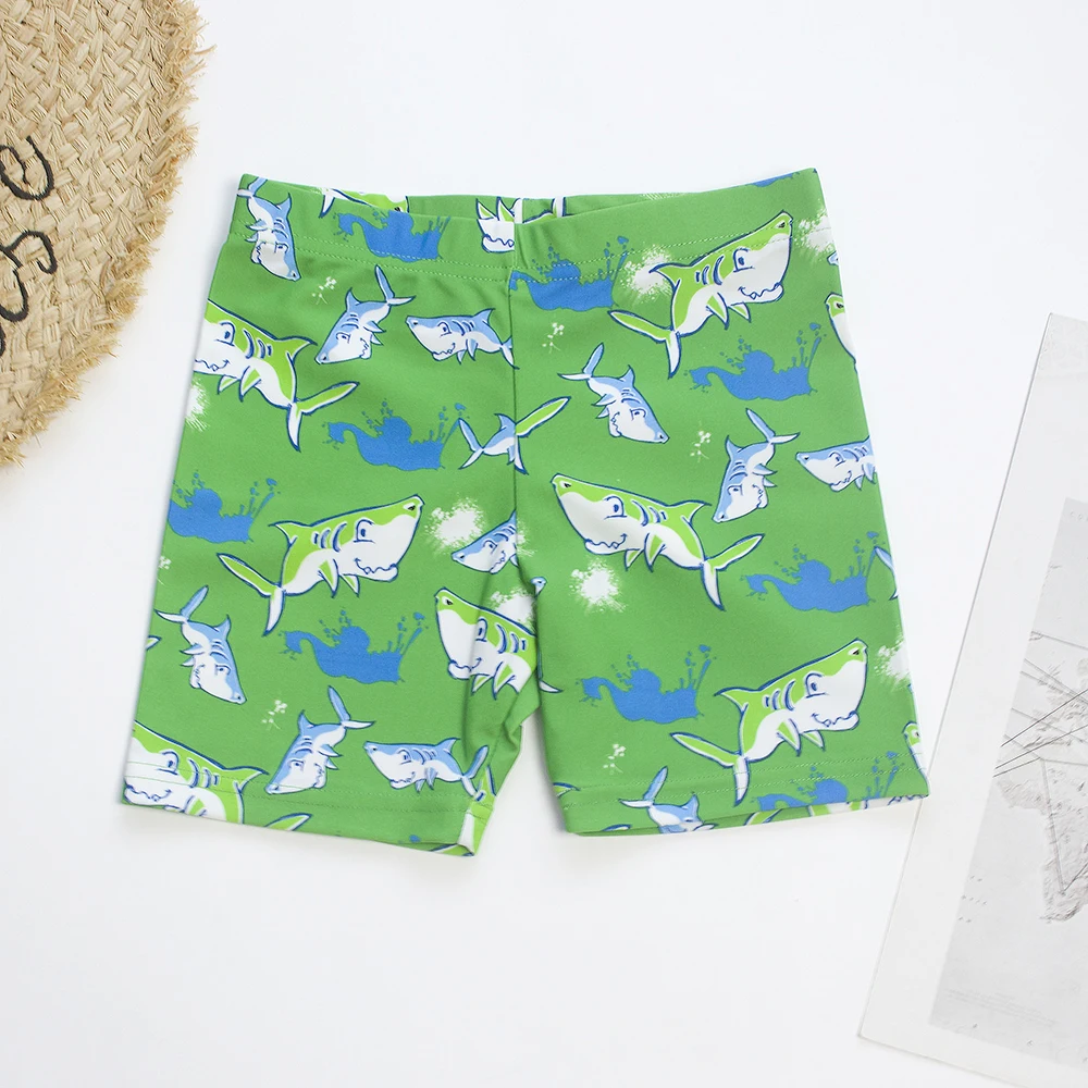 2-10 Years Baby Boys Kids Trunks 2024 Summer Beach Children Swimwear Swimsuit Short Swimming Trunk Print Clothes Bathing Suit