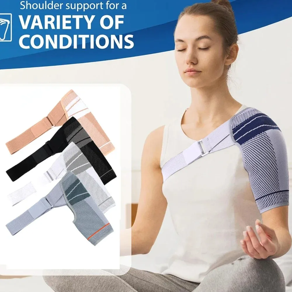 

1PCS Shoulder Brace for Men Women,Left Right Shoulder Support Stabilizer Compression Sleeve With rodilleras ortopedicas