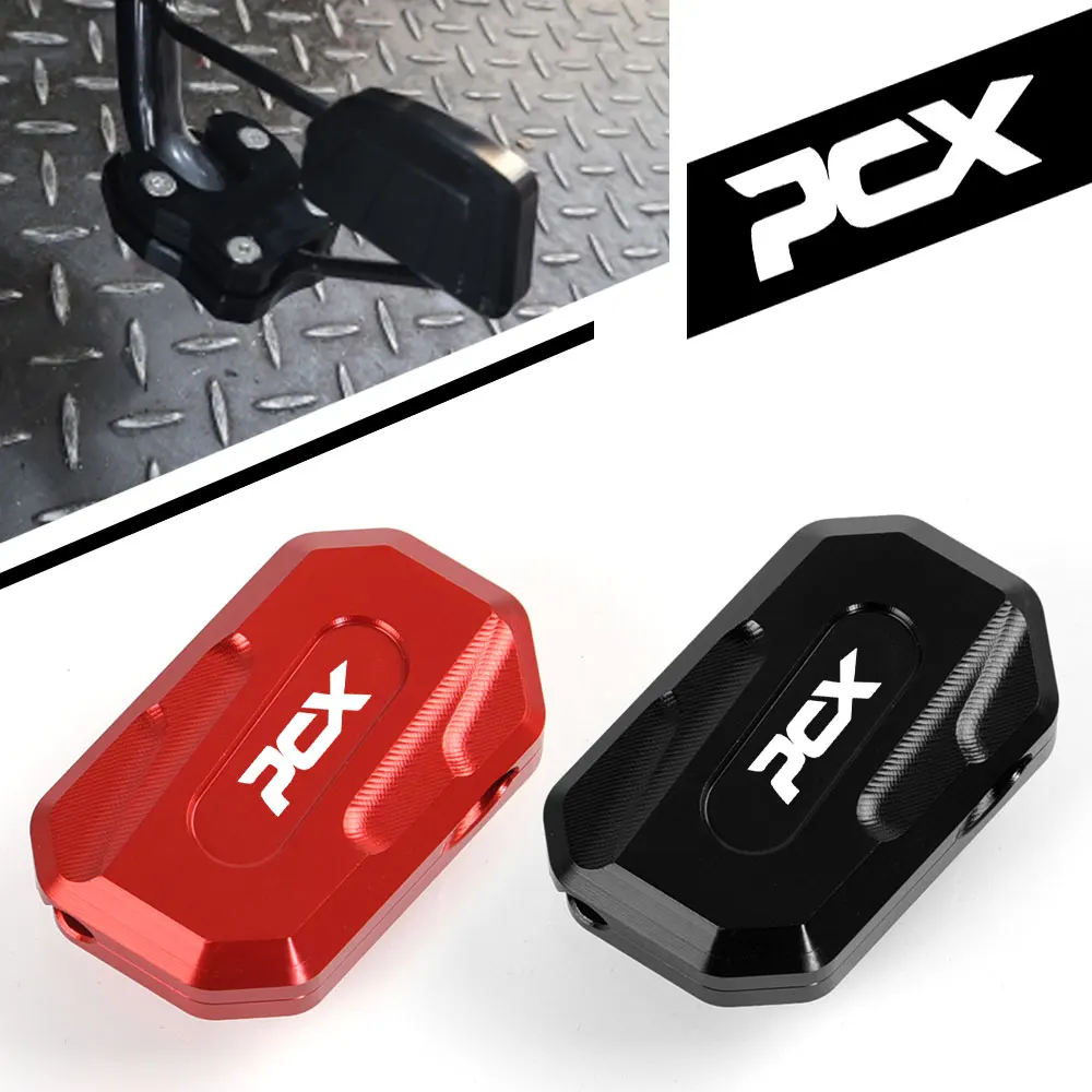 

2023 PCX160 For Honda PCX 125 150 160 ADV150 20 2021 2022 Motorcycle Side Stand Enlarger Pad&Support Kickstand Column auxiliary
