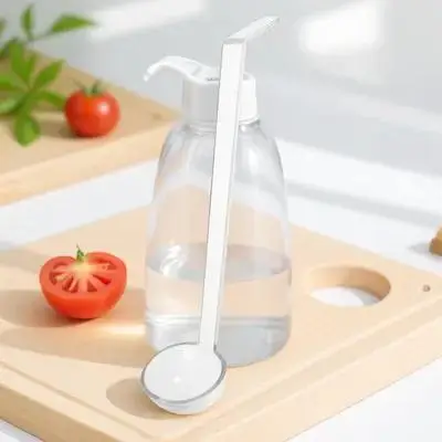 

1pcs Long Handle Ladle Clear Soup Serving Spoon For Kitchen Cooking Sauce Gravy Buffet Catering Transparent Ladle