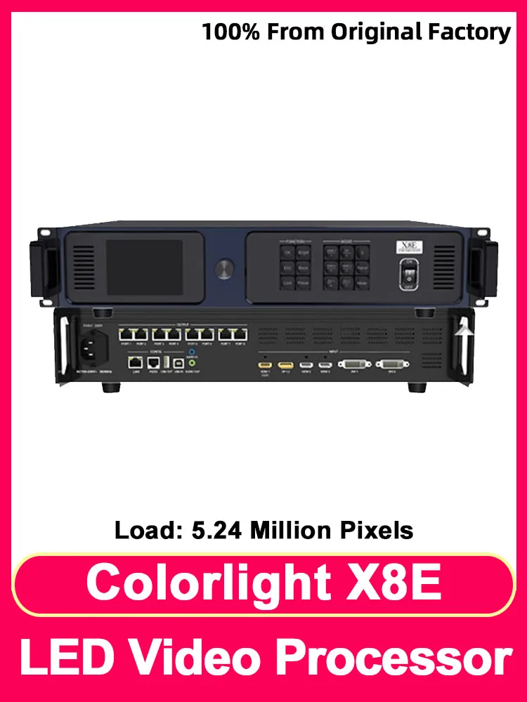 

Colorlight X8E полноцветный телефон, дисплей, видеопроцессор, 2 в 1, синхронная система, фото стена, HDMI DVI DP контроллер