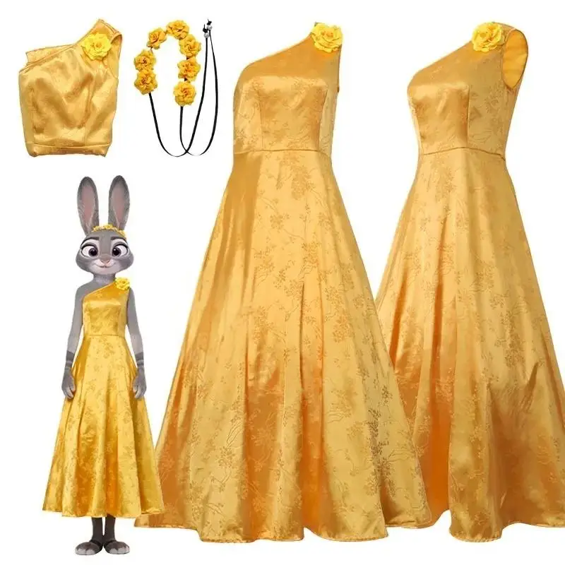 

Аниме Zootopia Beast Kingdom Judy Hopps костюмы для косплея платье головные уборы Hopps костюмы Джуди Хэллоуин карнавал Cos для взрослых женщин