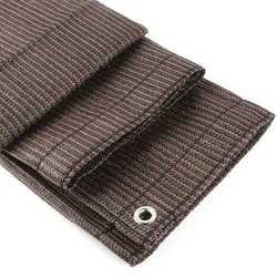 Thicken Outdoor Camping Tent Anti-UV Coffee Brown Sun Shade Net Balcony Privacy Screen Garden Fence Netting Canopy Sun Sails