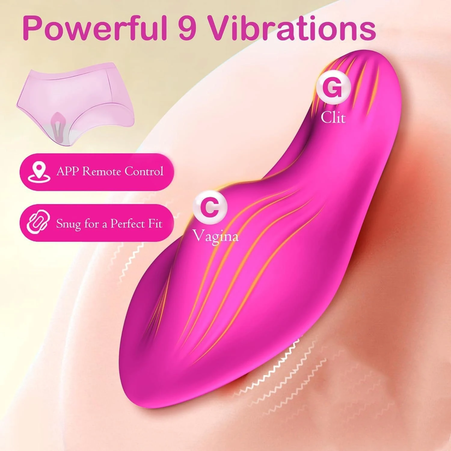 Tragbarer Bluetooth-Höschen-Vibrator, Vagina-Klitoris-Stimulator, Massagegerät, APP-Steuerung, tragbares vibrierendes Ei, Sexspielzeug für Erwachsene