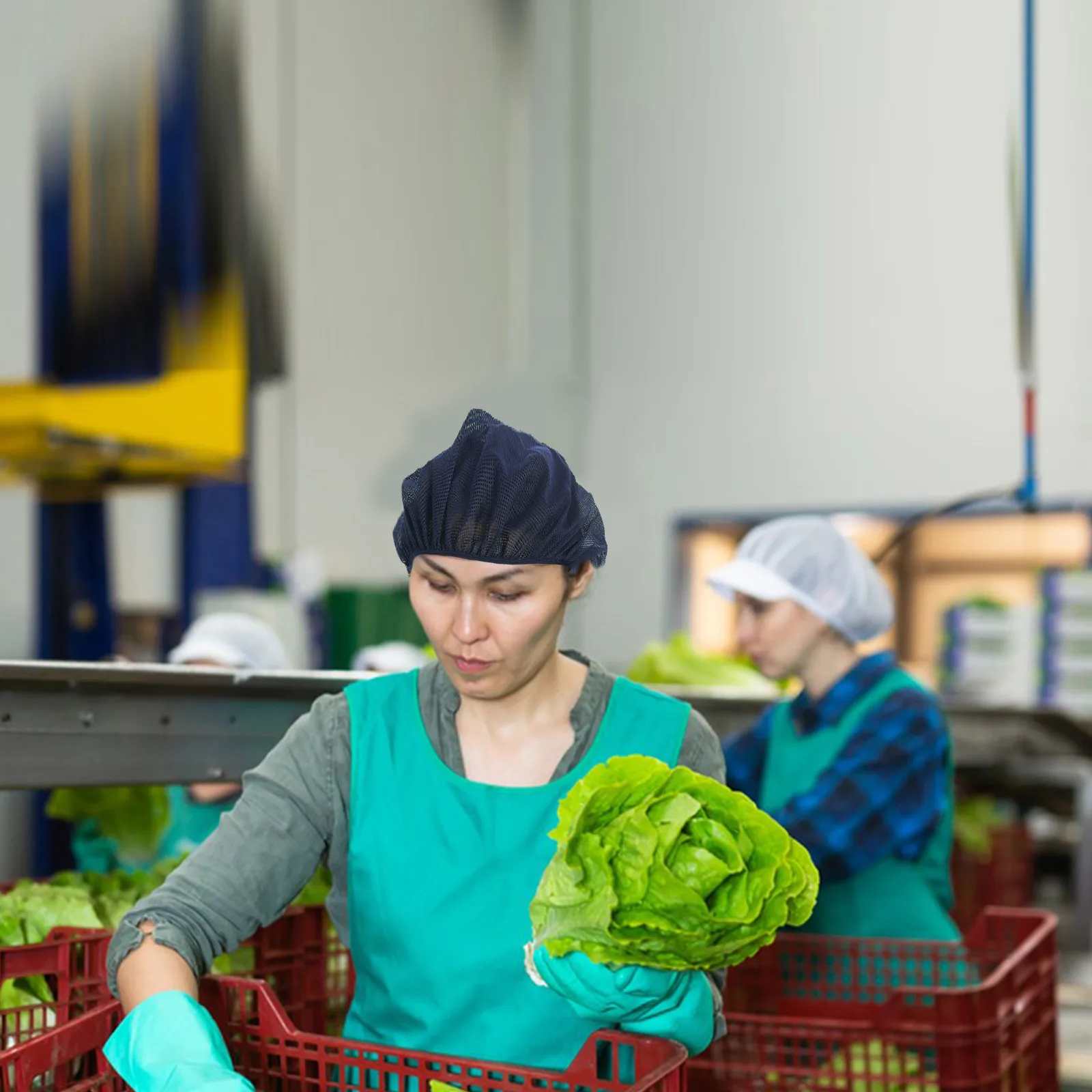 Chef Work Mesh Hat Disposable Hairnet Caps Hats for Women Costume Cook Chefs Cooking