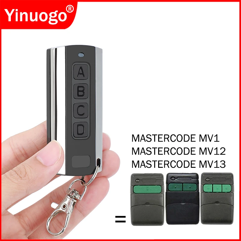 MASTERCODE MV123 MV12 MV1 Garage Door Remote Control Duplicator 433.92MHz Clone Electronic Electric Gate Remote Control Opener