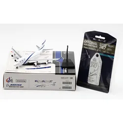 XX40108A Alloy Collectible Plane Gift JC Wings 1:400 EL AL Boeing B747-400 Diecast Aircraft Model 4X-ELA  Flap Down &Aviationtag