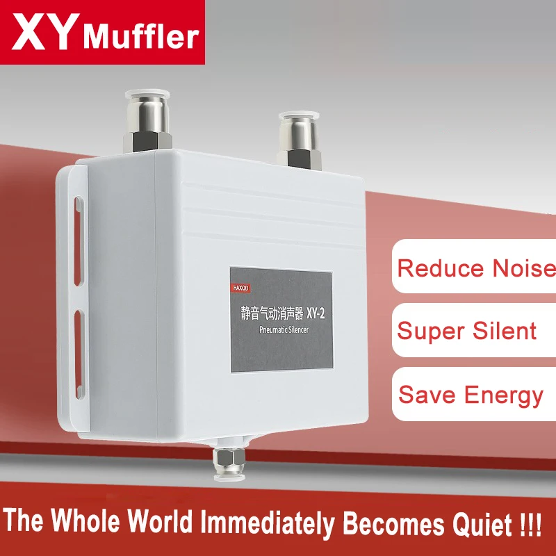 

Loudspeaker Mute Pneumatic Muffler Air Compressor Solenoid Valve Air-out New Box Type Muffler Vacuum Filter Drainage