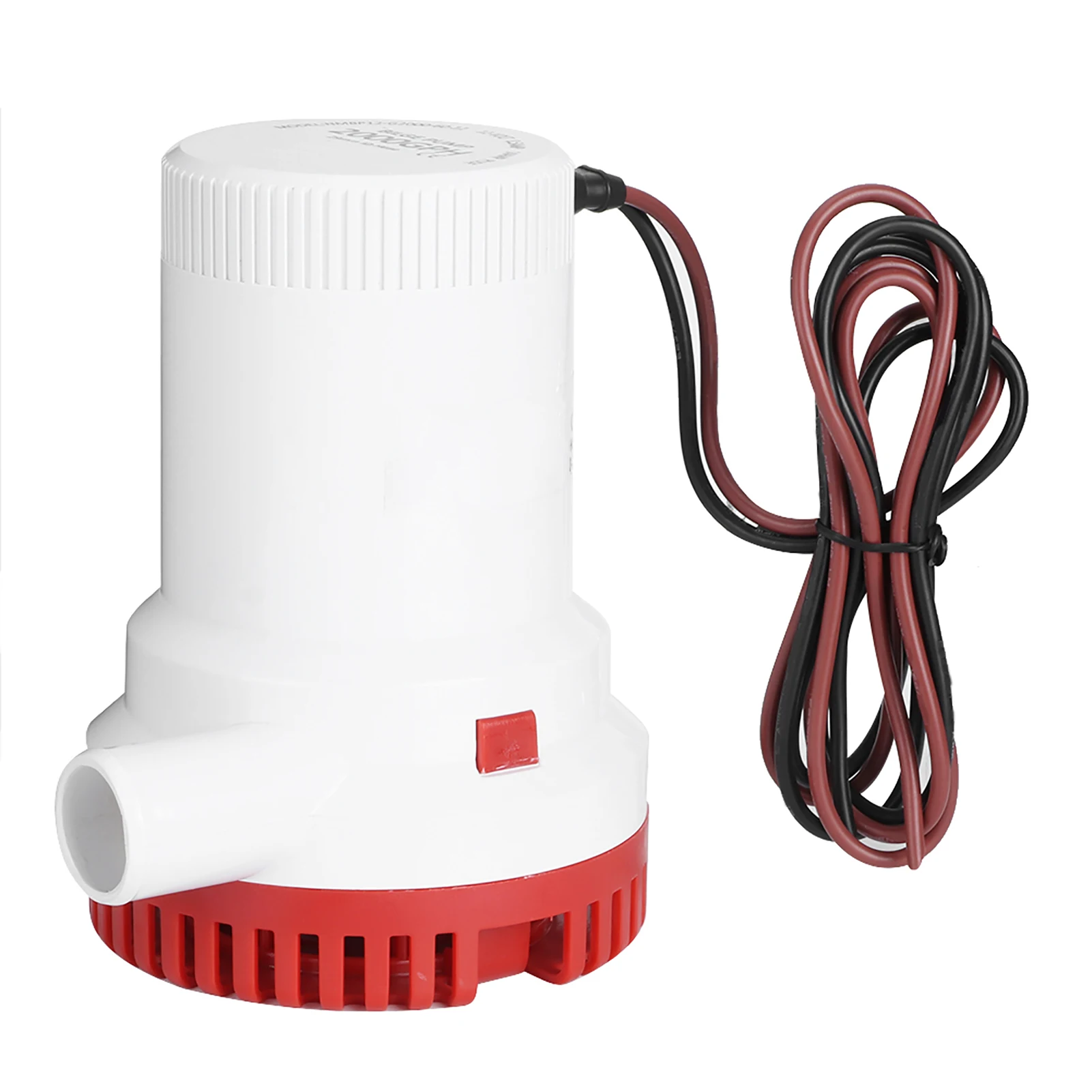 2000GPH Electric Bilge Pump Boat Water Discharge Pump 12V Bilge Pump Drain Pump Marine Ignition Protected Electric Bilge Pump