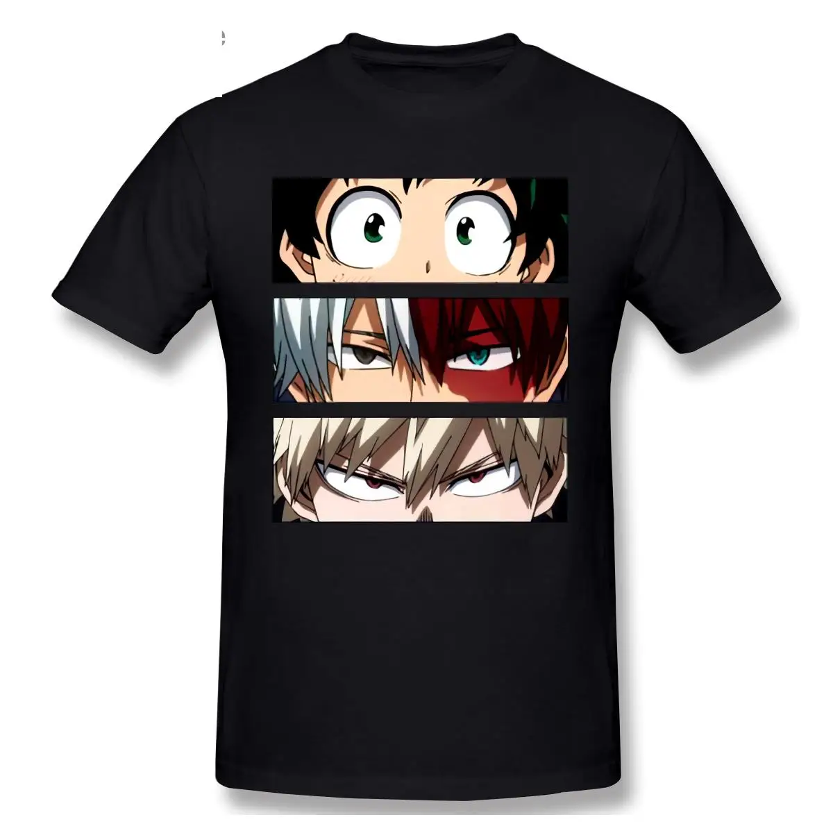 2021 Fashion Graphic T-shirt Cartoon Anime My Hero Academia Short Sleeve Casual Men O-neck 100% Cotton T shirt Top