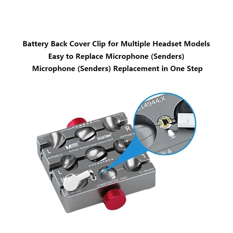 에어팟 1/2 프로 배터리 수리용 블루투스 헤드셋, 고정 수리 로딩 및 언로딩 클램핑 도구
