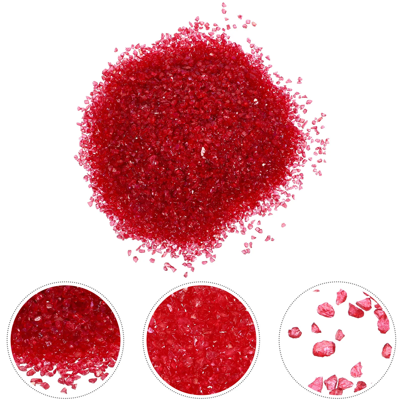 

1 Bag Of Glass Sand Decorations For Crafts Fade-Resistant Craft Supplies For Resin Art, Nail Art, Sand Painting, Vase Fillers,