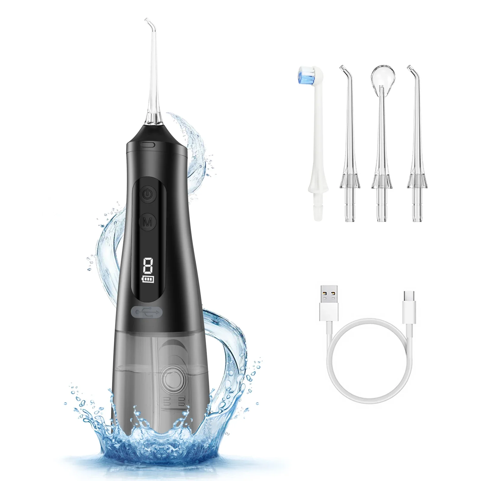 

IPX7 Tooth Water Flosser Toothpick Agua Flosser Hilo Palillo De Hilo Irrigador Oral