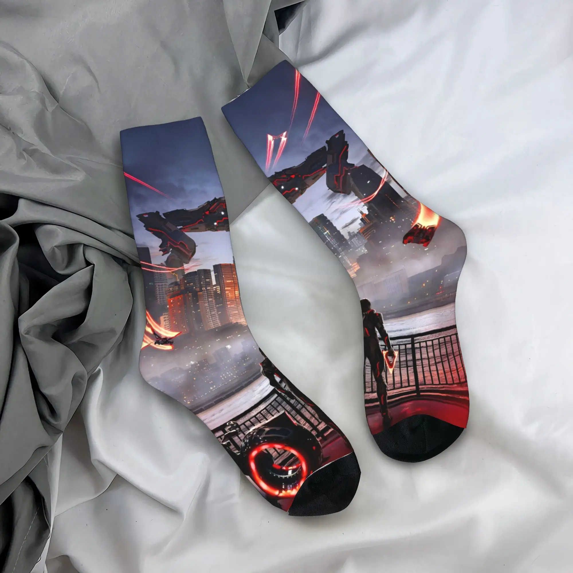 

Tron: Ares, мужские и женские носки, впитывающие пот, спортивные чулки средней длины, милый подарок на день рождения