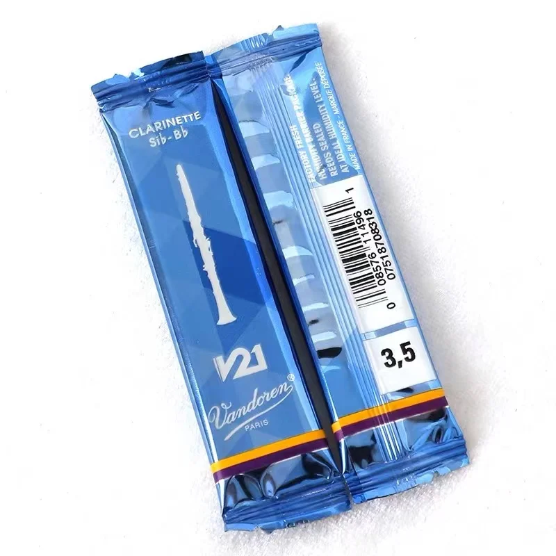 Vandoren Bb Clarinet V21 Reed;Box of 10,Strength 2.5 3.0 3.5 3.5+,Premium Reeds