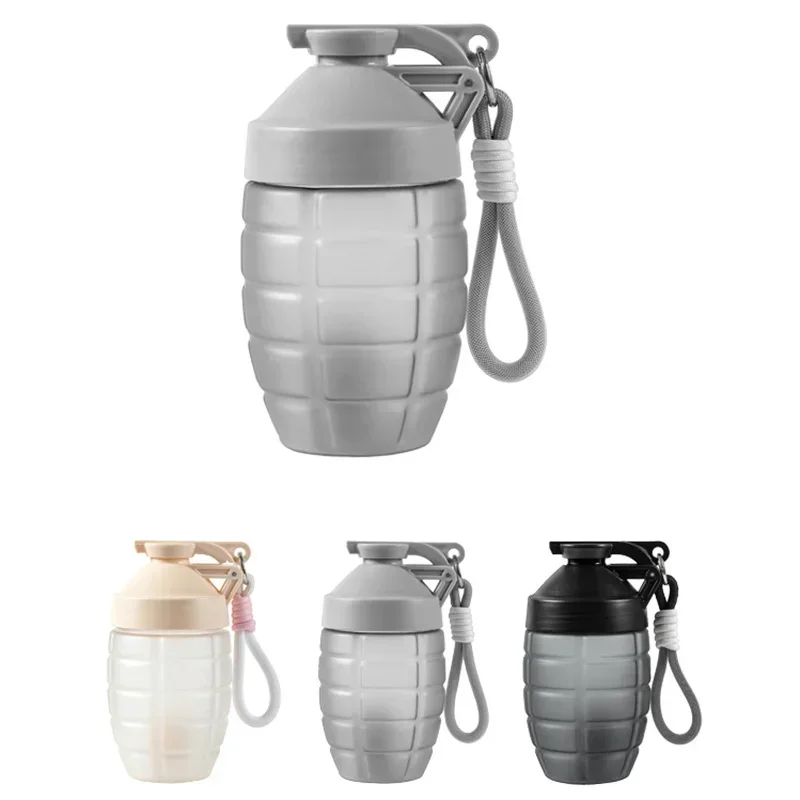 

2025 New 600ml Fitness Sports Water Bottle Fashion Simple Shaker Cup Protein Powder Nutrition High-capacity Milkshake Mixing Cup