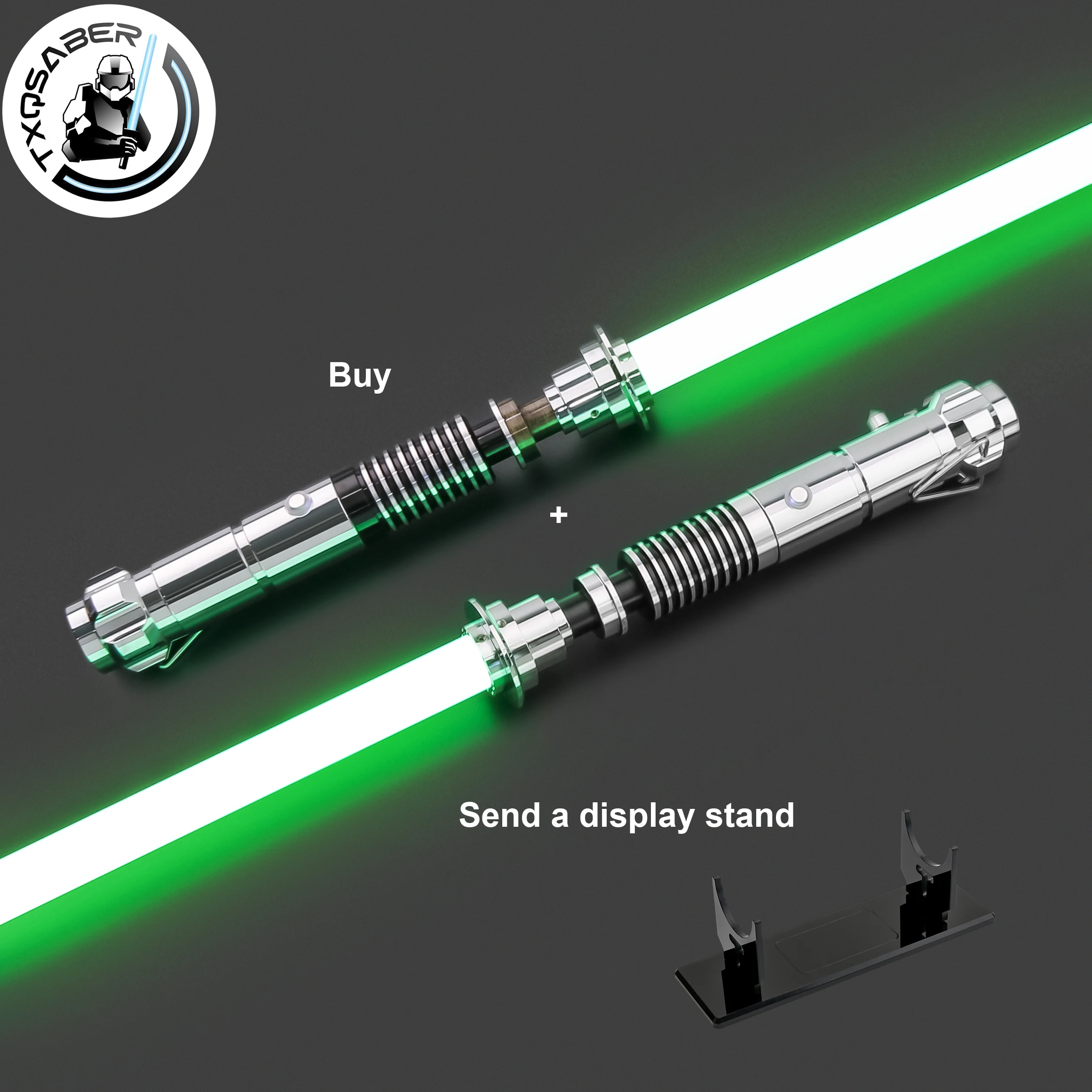 

TXQSABER Lightsaber Luke SE Luke V1 Pixel SDRGB Lasersword Heavy Dueling Smooth Swing Blaster FOC Metal Hilt Laser Sword Toys