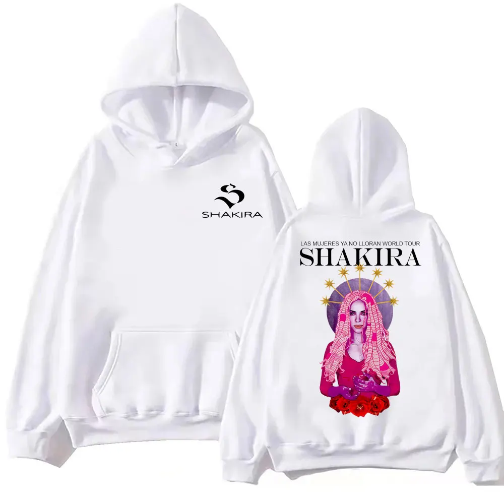 Shakira Las Mujeres Ya No Lloran World Tour 2026 Hoodies High Street Fashion Trend Pullovers Men Women Casual Loose Sweatshirts 13