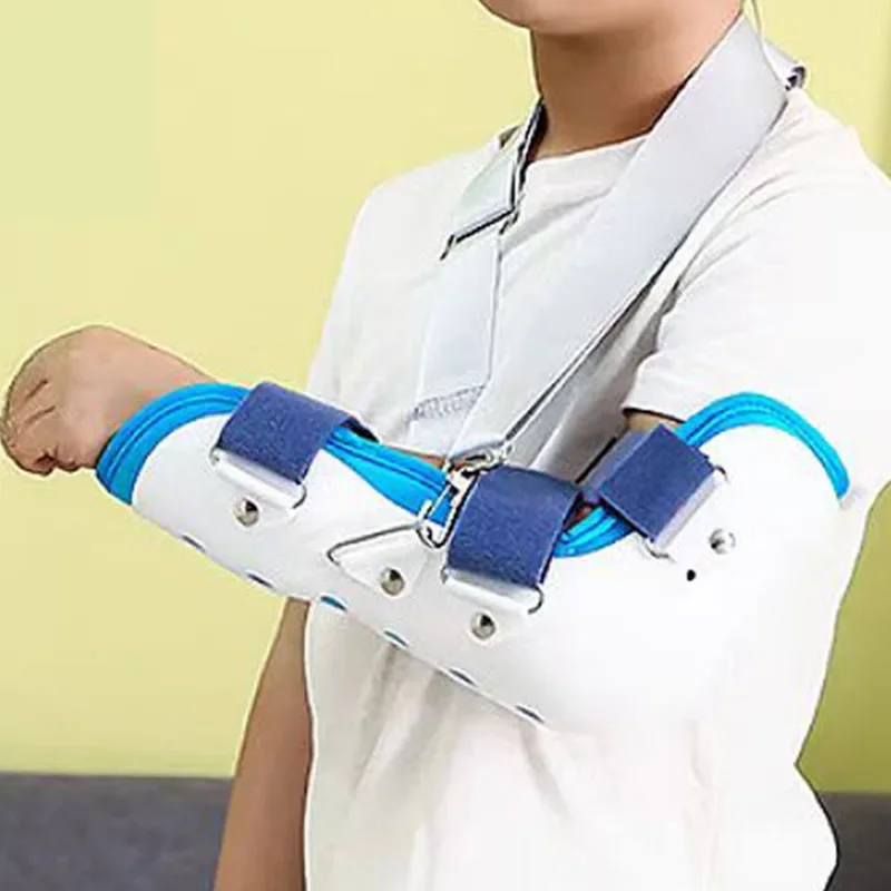 Children Orthosis Arm Support Brace-Adjustable Post Op Elbow Stabilizer Splint-For Fractures/Trauma Recovery Support