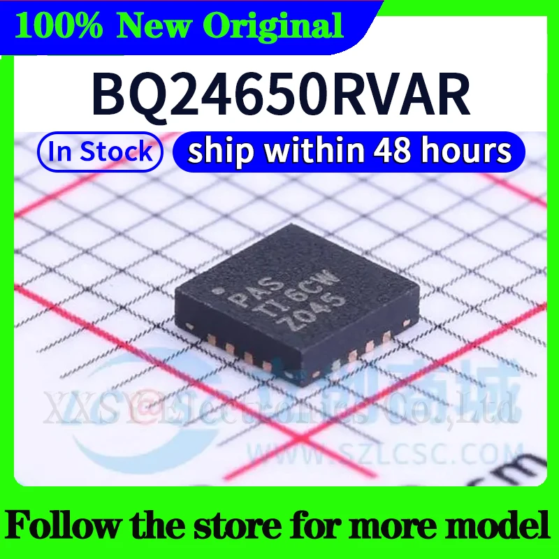

BQ24650RVAR In stock 48 hours ship
