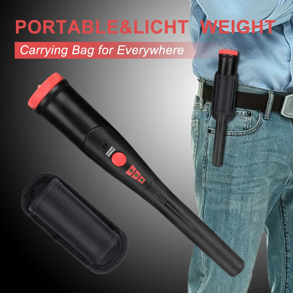 Handheld Metal Detector For Treasure Search Pinpointer Profissional Pinpointer Portátil Moedas de Ouro e Prata