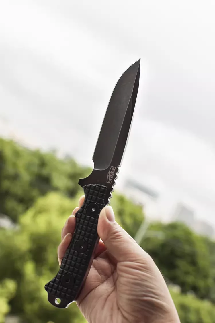 PSRK matou knife 58.5-60HRC High quality YTL8 blade G10 handle outdoor EDC camping knife survival tool hunting tactical knife