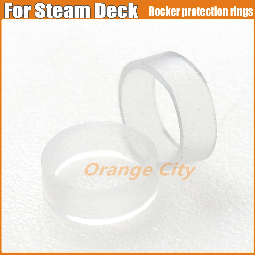 2PCS Rocker Protect Joystick Silicone Ring for Steam Deck Wear Assist Rings Rubber Joystick Cover