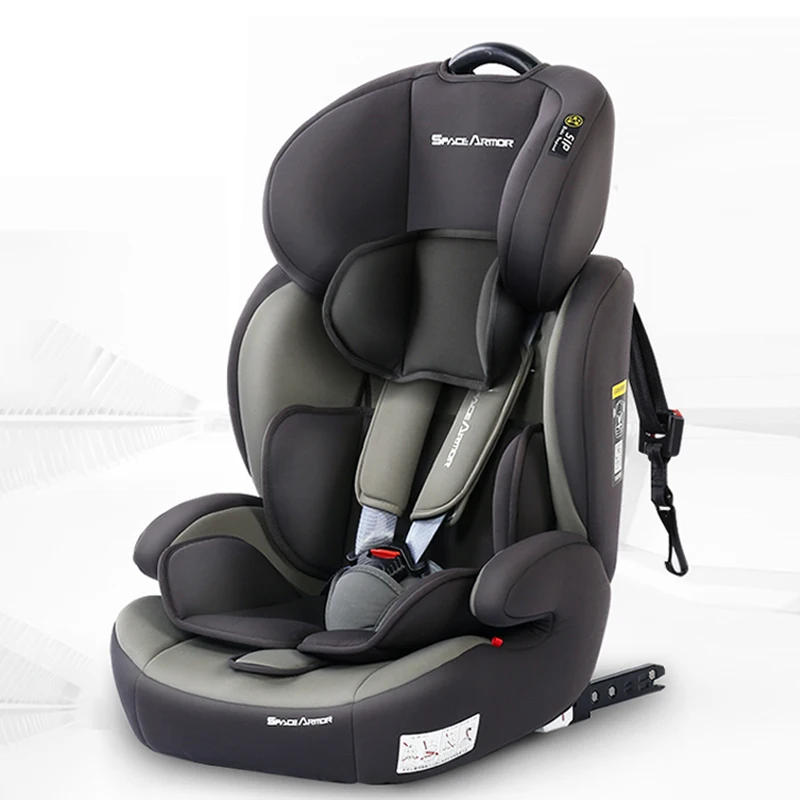 Portable Child Car Safety Seat Travel Booster Seat Isofix Latch Interface Infant Sitting Chair For 9 month-12years old