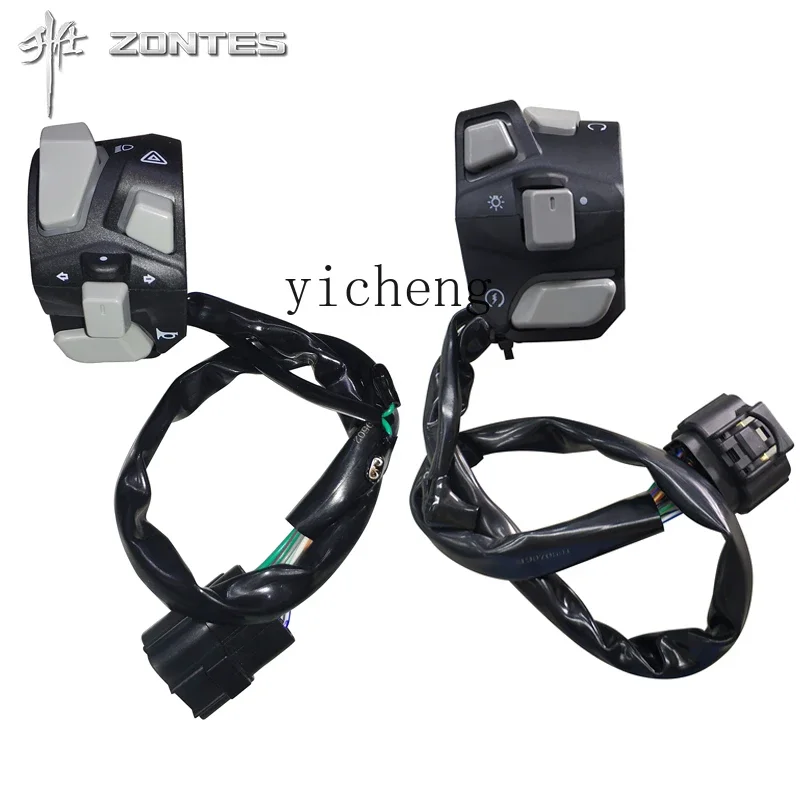 

TQH Shengshi ZT310V-X/R/T/1/2 motorcycle new left and right switch horn steering start dimmer overtaking button