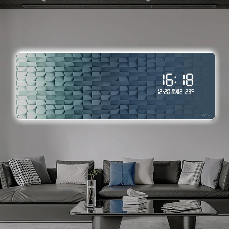 #home living room decorations Plug in model with light and remote control clocks bedroom godinnik on the wall sale all cheap for