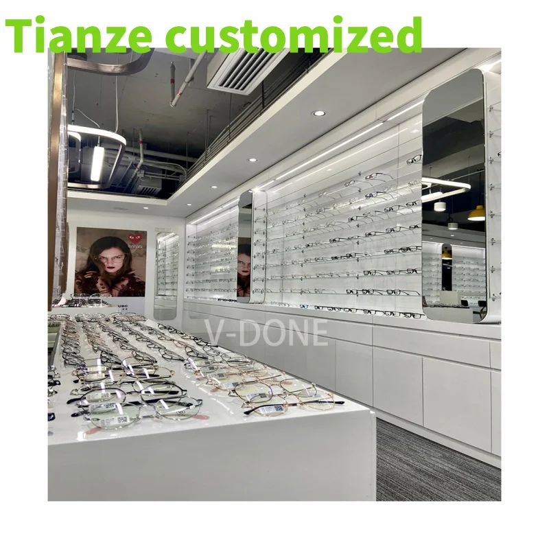 

Customized-Eyeglasses Store Furniture Display Sunglasses Showroom Optical Shop Furniture Store Interior Design