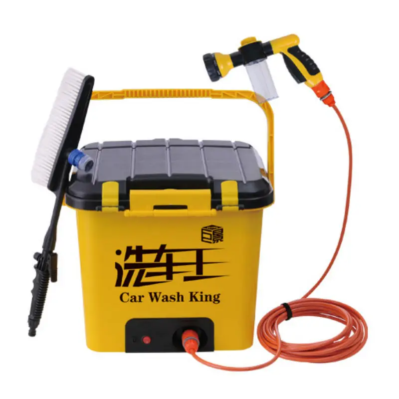 

Car Wash Equipment Portalbe Car Washer for Homeuse 33L 60W 12V Portable Electric Car Wash Pneumatic Gun Foam Generator