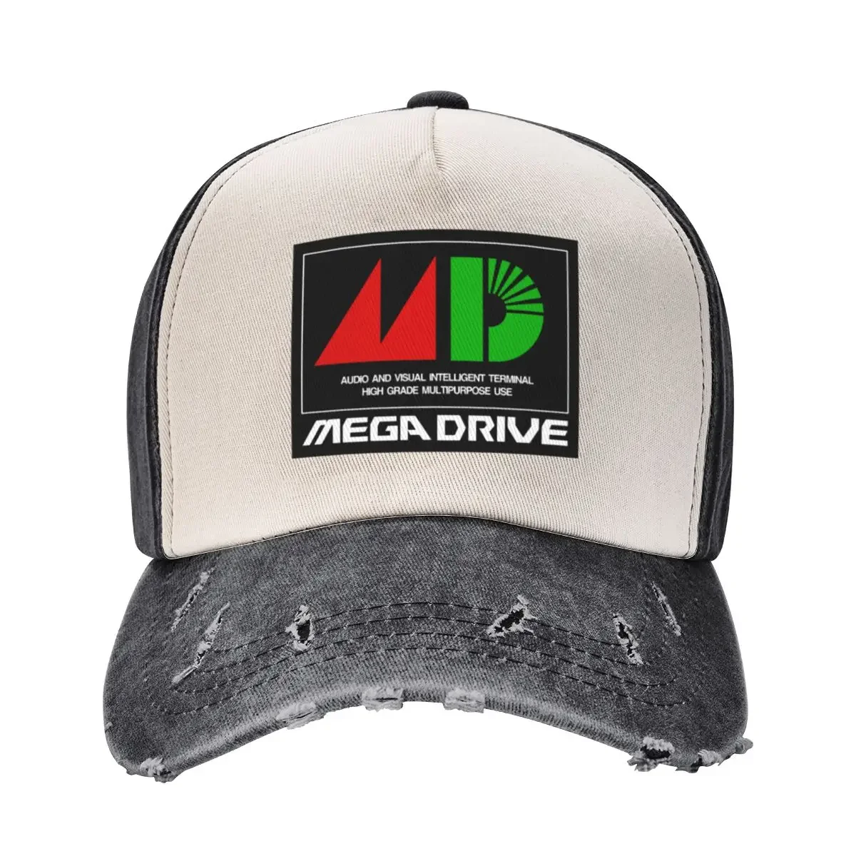 

Mega Drive MDJP Logo Baseball Cap winter hats for men Big Size Hat Custom Cap dad hat Women's Beach Men's