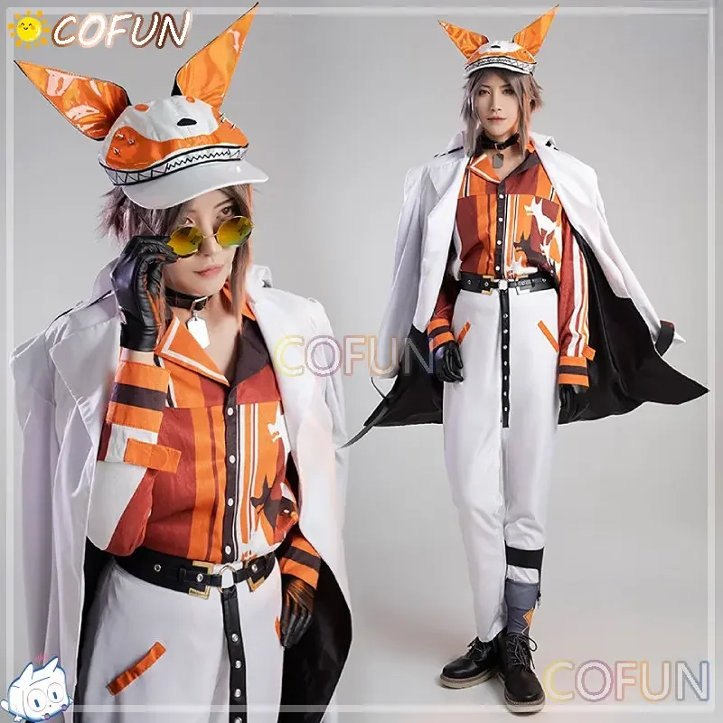 COFUN  Hololive VTuber Luxiem Mysta Rias Cosplay Costumes Party Suit Mysta Rias Cosplay Halloween Carnival Uniforms Wig Shoes