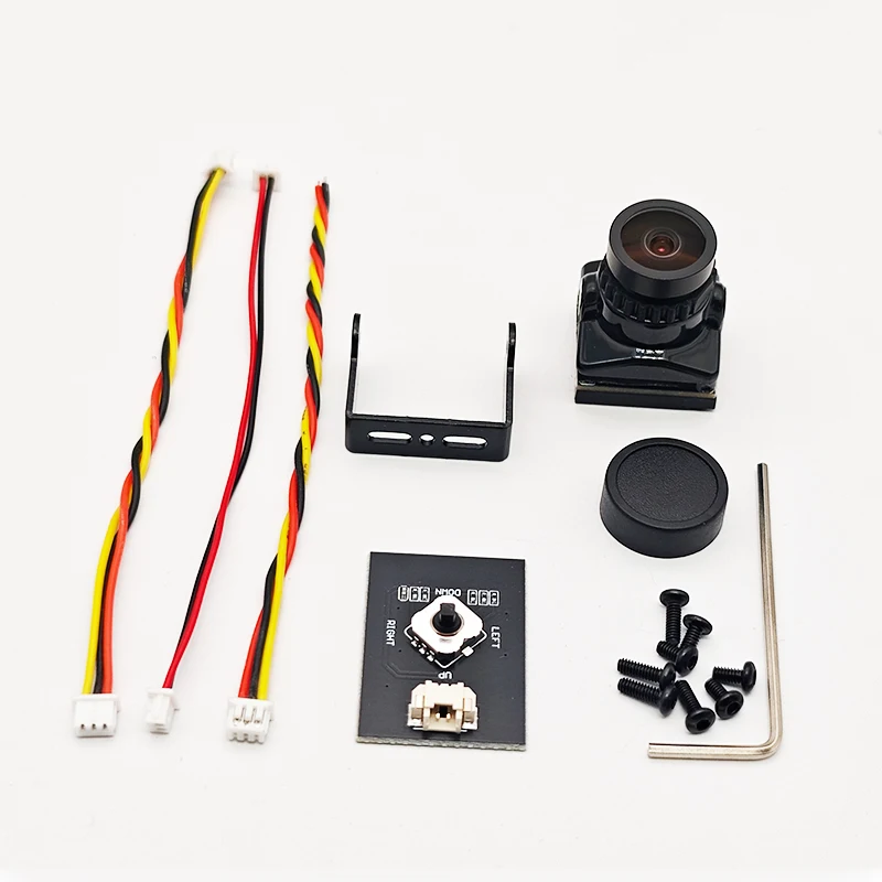 5.8G Cmos 1/1.8 1800TVL Mini FPV Camera 2.1mm Lens Power 5V-40V OSD Internal Adjustable For RC FPV Racing Drone