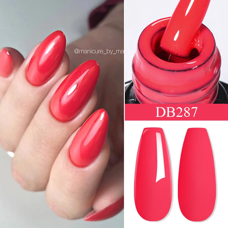 7 ml Schneeflocken-Gel-Nagellack, UV-LED, semi-permanent, milchig, weiß, rosa, Glitzer, Schnee-Pailletten, Gel-Nägel, Kunst-Design, Lack, Maniküre