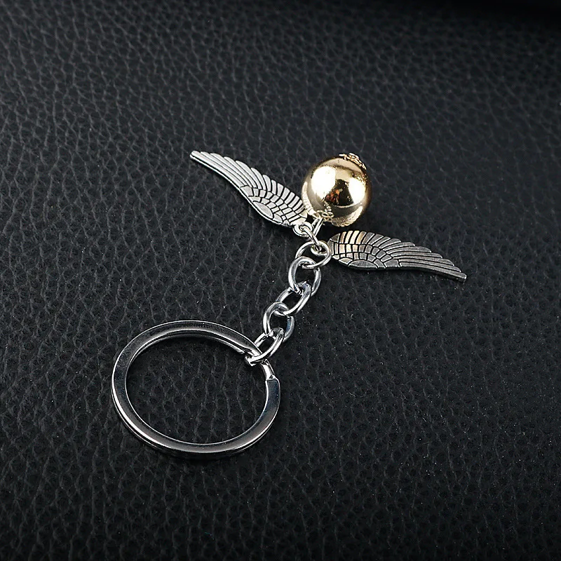 Snitch Keychain Pendant Wings Keyring Creative Small Gift Car Accessories Men and Women Keychain Accessories