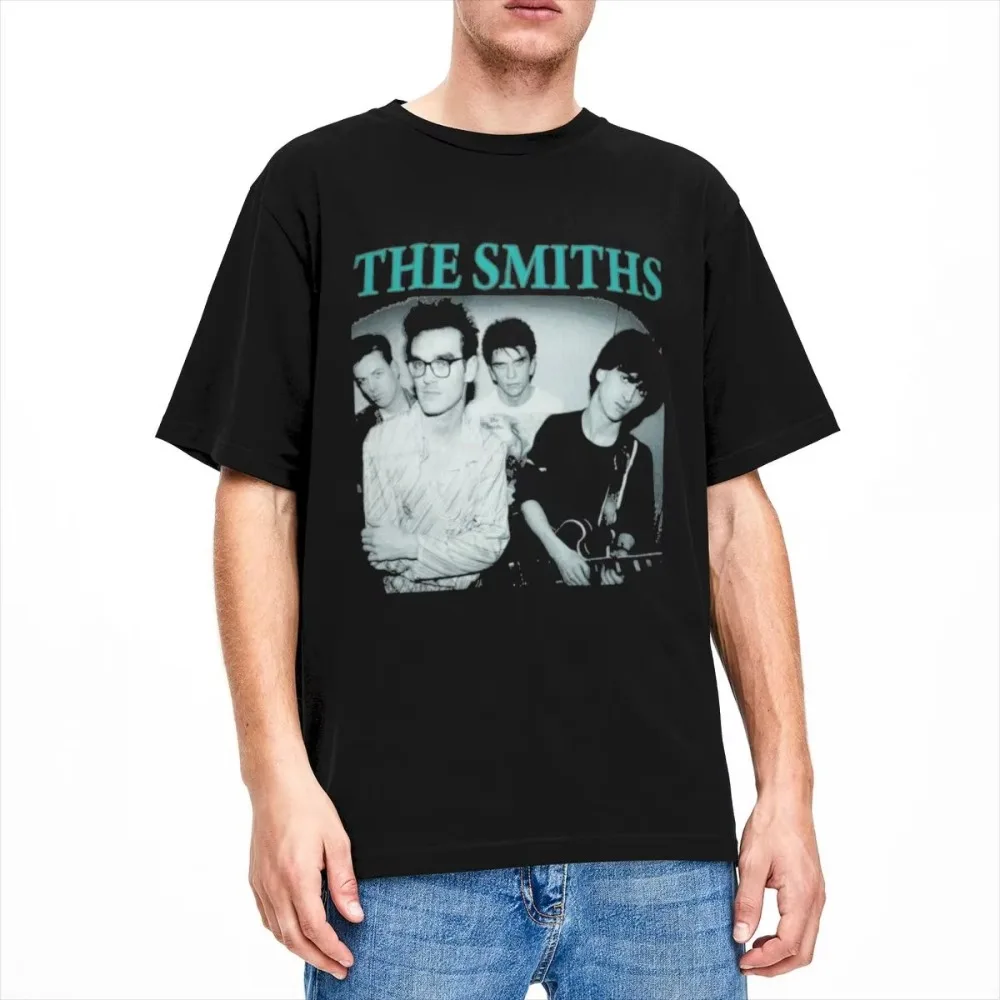 2025 New Funny The Smiths Band T-Shirt Men Women Crew Neck Cotton Short Sleeve Tee Shirt Gift Idea Clothing