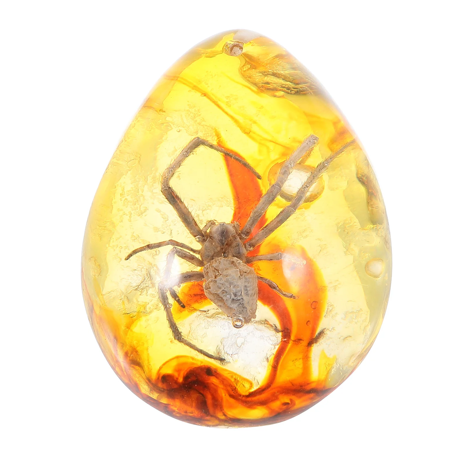 Spider Amber Beeswax Specimen DIY Resin Insect Yellow Decorative Crafts Shaped Decorations